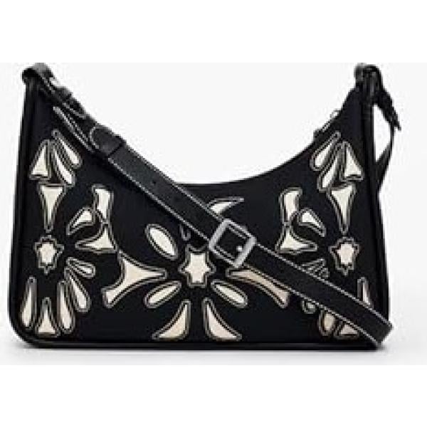 sacs en bandoulière Desigual noir à fleurs