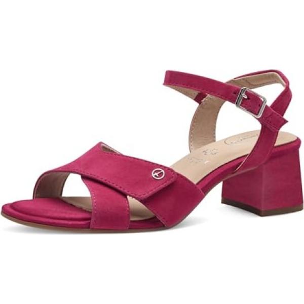 sandales à talon Tamaris rose