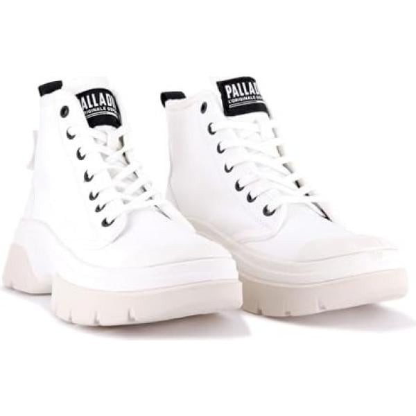 bottines Palladium blanc