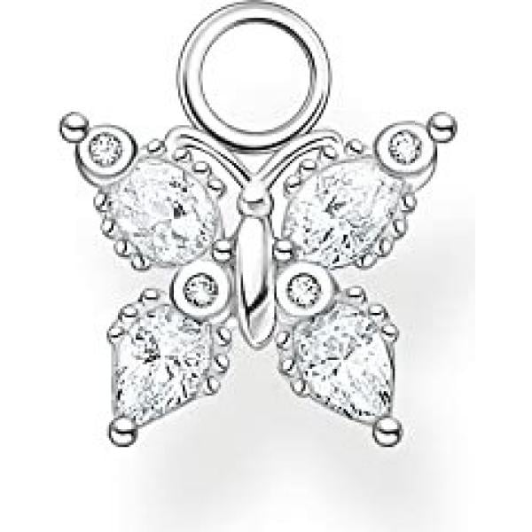 boucles doreilles Thomas Sabo blanc