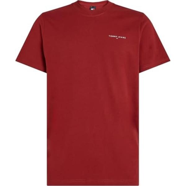 t-shirts Tommy Jeans rouge