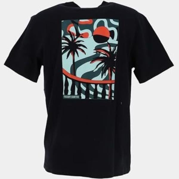 t-shirts Teddy Smith noir