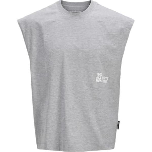 t-shirts Jack & Jones gris