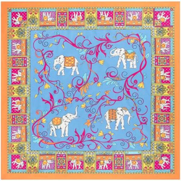 foulards Roeckl bleu