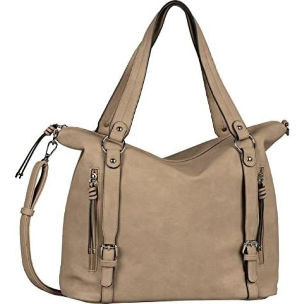 sac cabas Tom Tailor marron