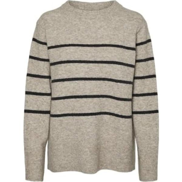 pulls Vero Moda gris à rayures