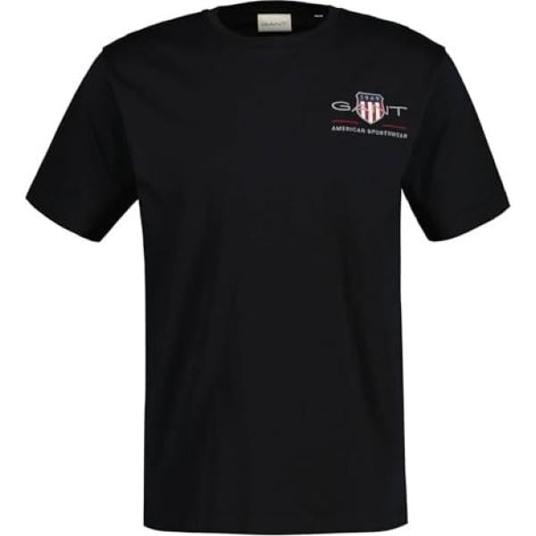 t-shirts Gant noir