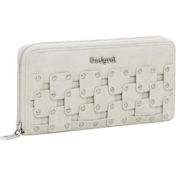 portefeuille Desigual blanc
