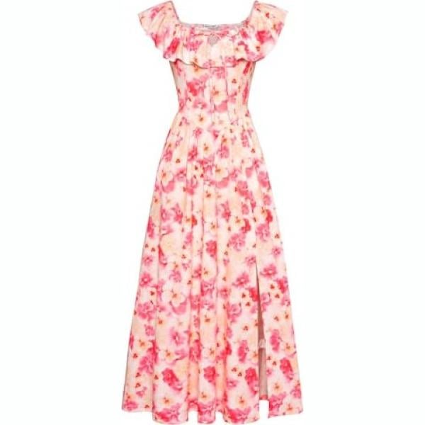 robes longues Grace Karin rose imprimé