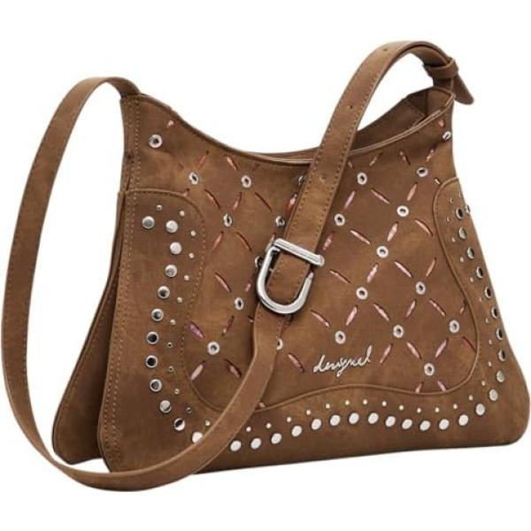sacs en bandoulière Desigual marron