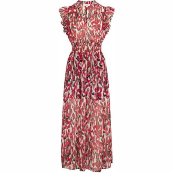 robes longues Morgan violet imprimé