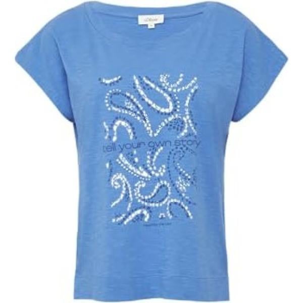 t-shirts S.Oliver blanc imprimé