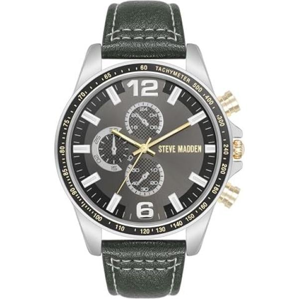 montres analogiques Steve Madden gris