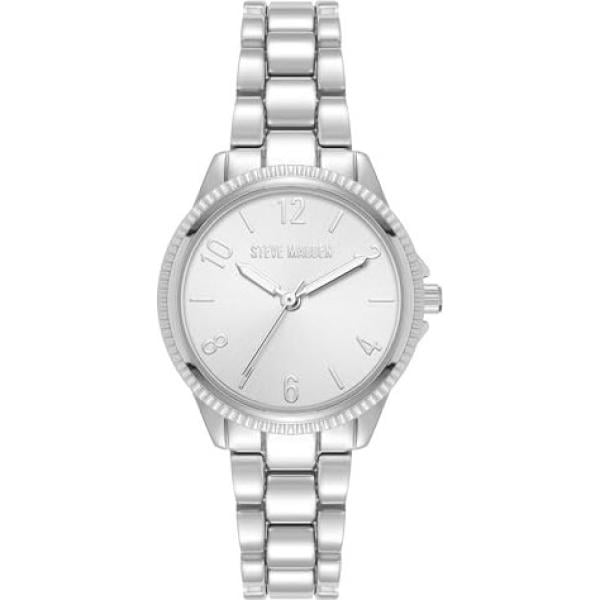 montres analogiques Steve Madden blanc