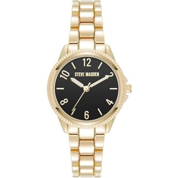 montres analogiques Steve Madden marron