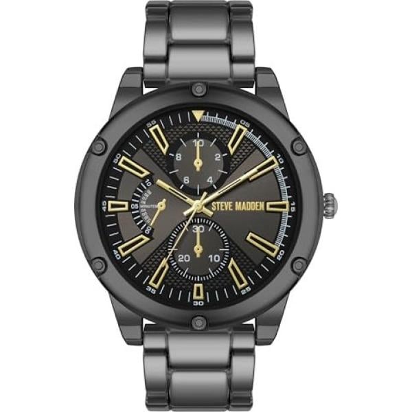 montres analogiques Steve Madden gris
