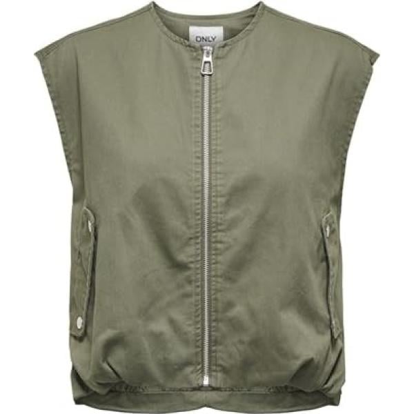 gilets sans manche Only vert