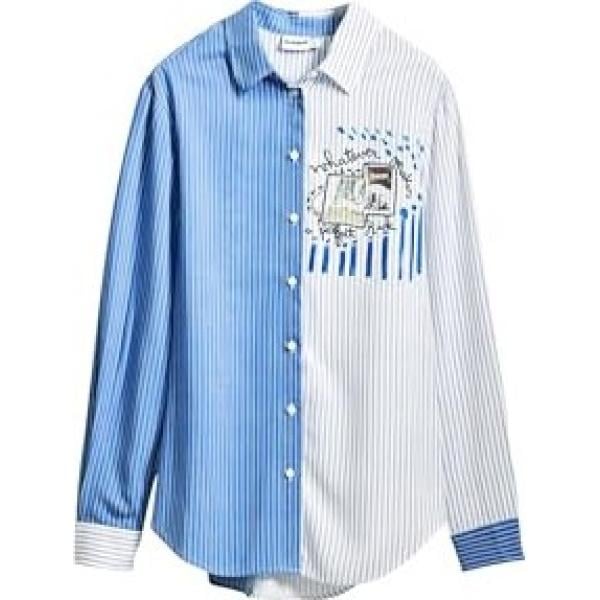 chemisiers Desigual gris