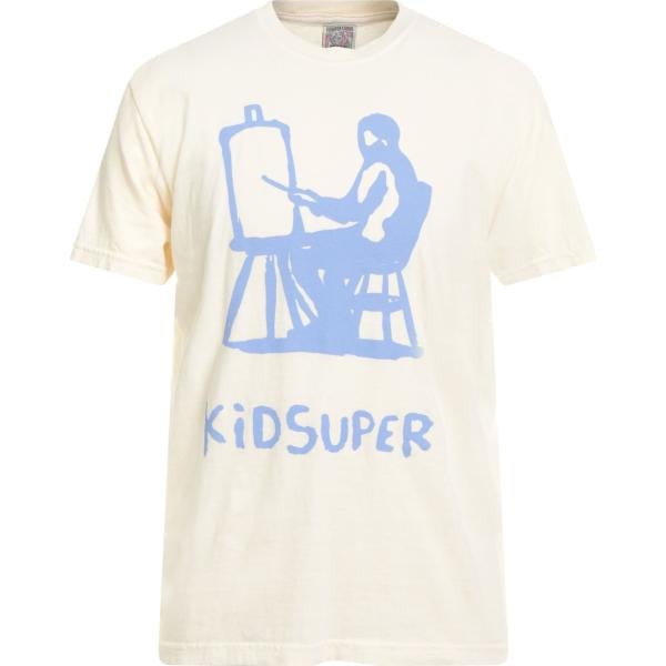 t-shirts Kidsuper Studios blanc imprimé