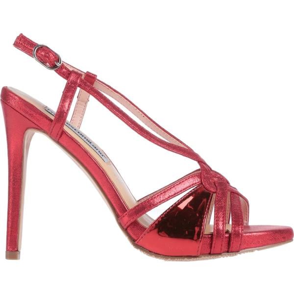 sandales à talon Francesco Milano rouge