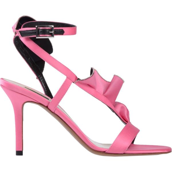 sandales à talon Pinko rose imprimé