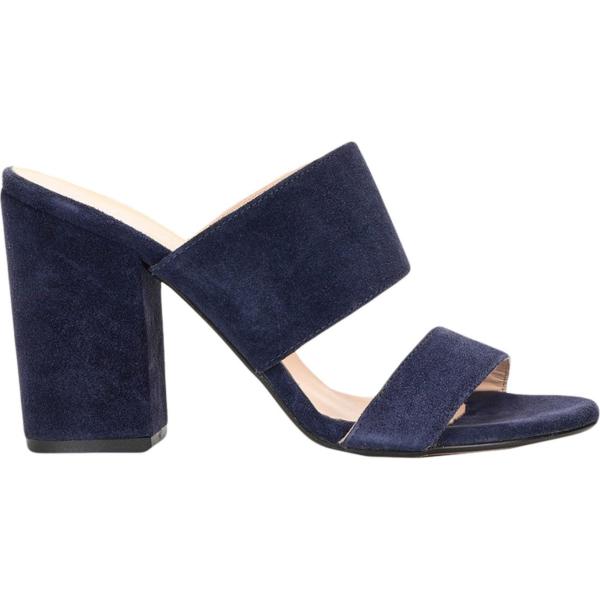 sandales en cuir George J. Love bleu teinte unie