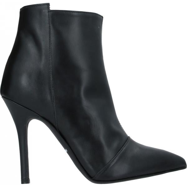 Bottines con zip Spaziomoda noir