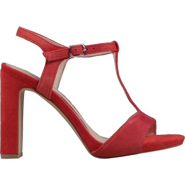 sandales à talon CAFèNOIR rouge