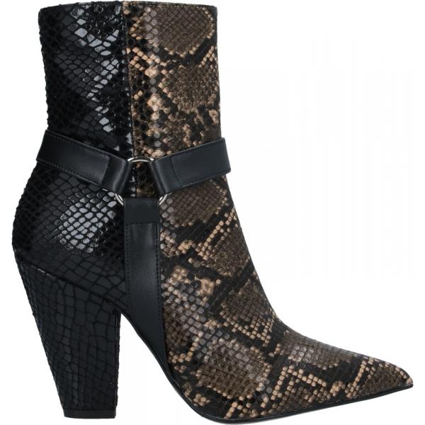 Bottines Divine Follie marron animalier