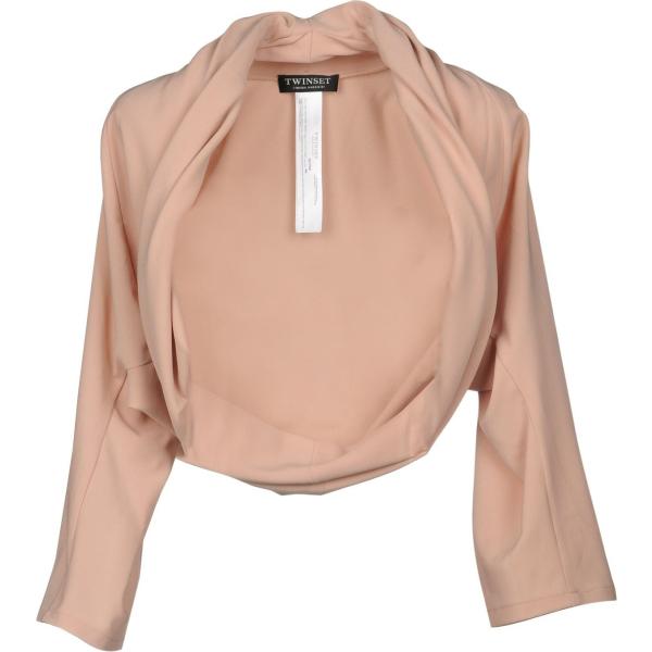 boléros Twinset rose teinte unie