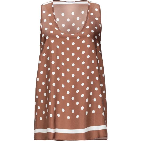 Tops et blouses P.a.r.o.s.h. marron à pois