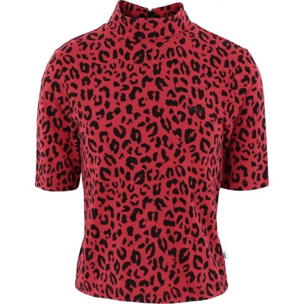 Vans rouge animalier