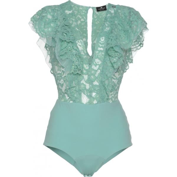 Tops et blouses Elisabetta Franchi vert teinte unie