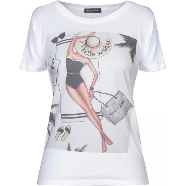 t-shirts Romeo & Julieta blanc