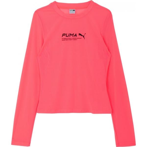 T-shirts et polos Puma rouge teinte unie