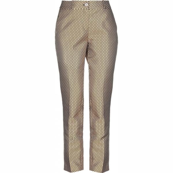 pantalon  Manila Grace marron géométrique