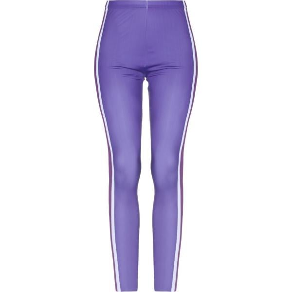 Leggings et jeggings Marcelo Burlon violet imprimé