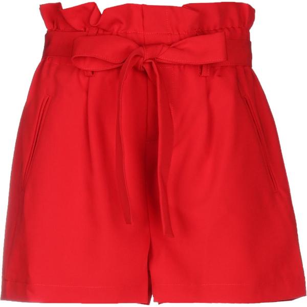 Pantalons courts et shorts Odi Et Amo rouge teinte unie