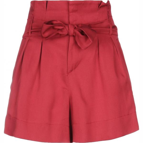 short Vicolo rouge à rayures