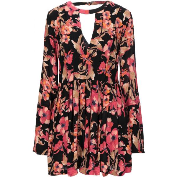 Robes Free People noir à fleurs