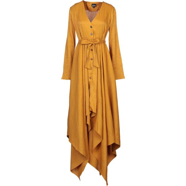 robes mi-longues/au genou Just Cavalli jaune