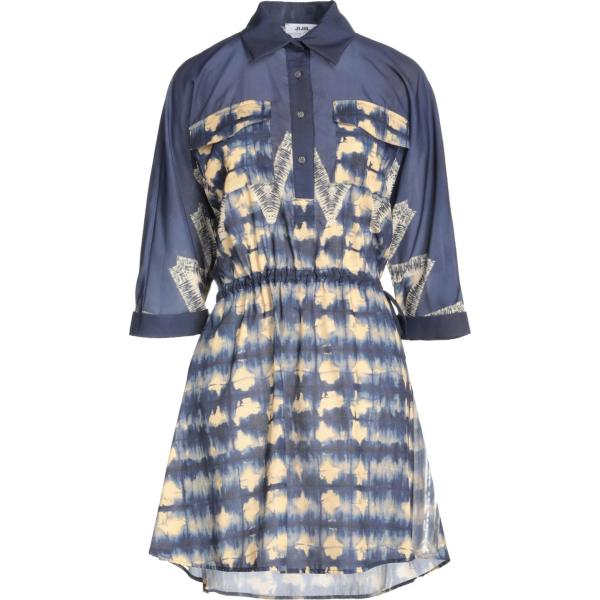 robes courtes Jijil bleu imprimé
