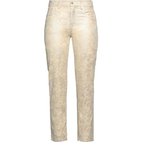 pantalon  Virna Drò blanc à rayures