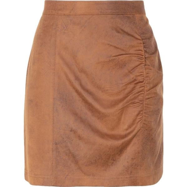 minijupes Free People marron teinte unie