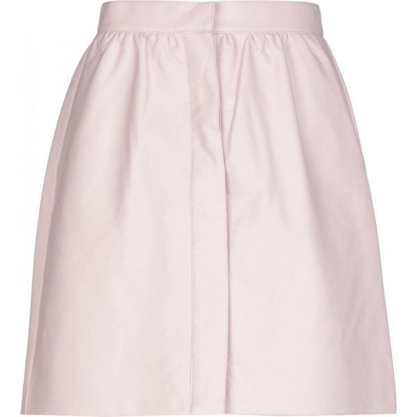 minijupes French Connection rose teinte unie