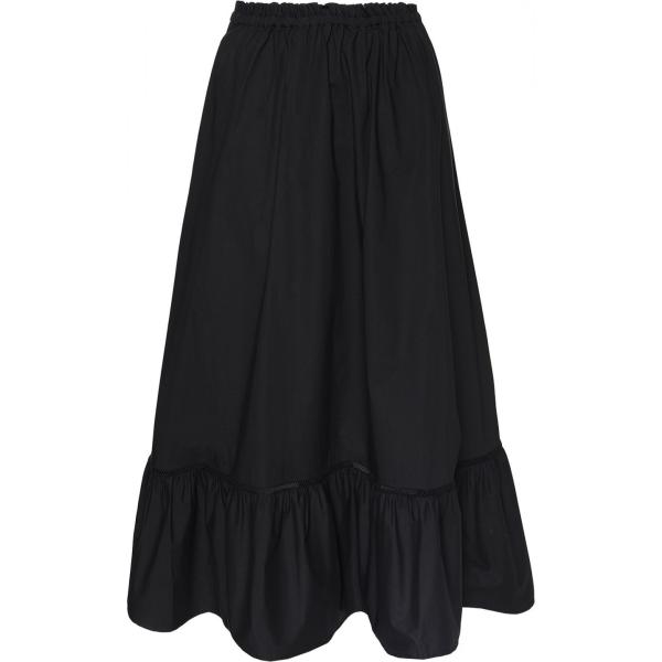 Jupes 8 by YOOX noir teinte unie