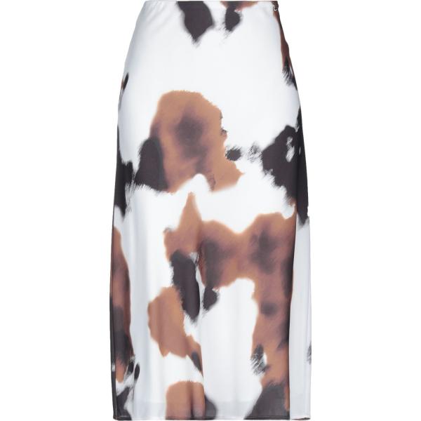 jupes au genou Patrizia Pepe blanc animalier