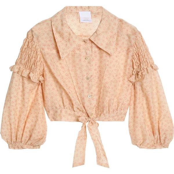 chemise Anna Sui à fleurs