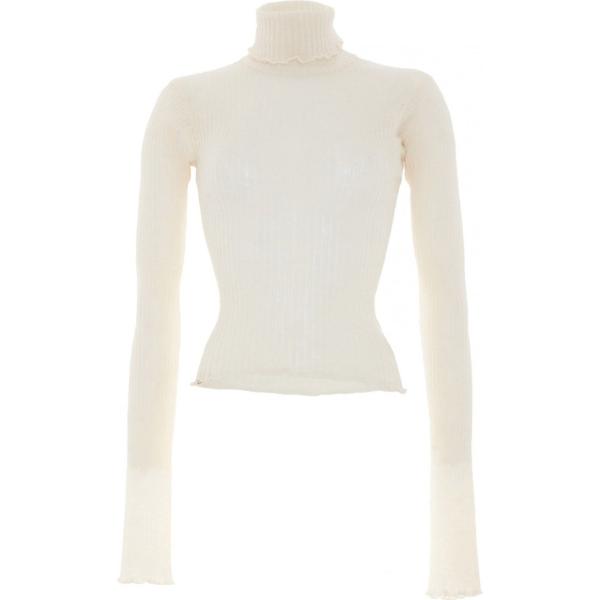 Pulls et cardigans Mm6 Maison Margiela blanc teinte unie