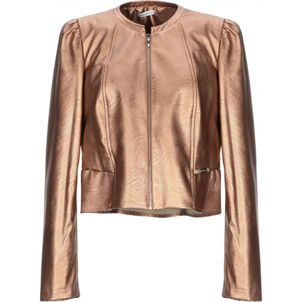Vestes, blazers et manteaux Biancoghiaccio marron teinte unie